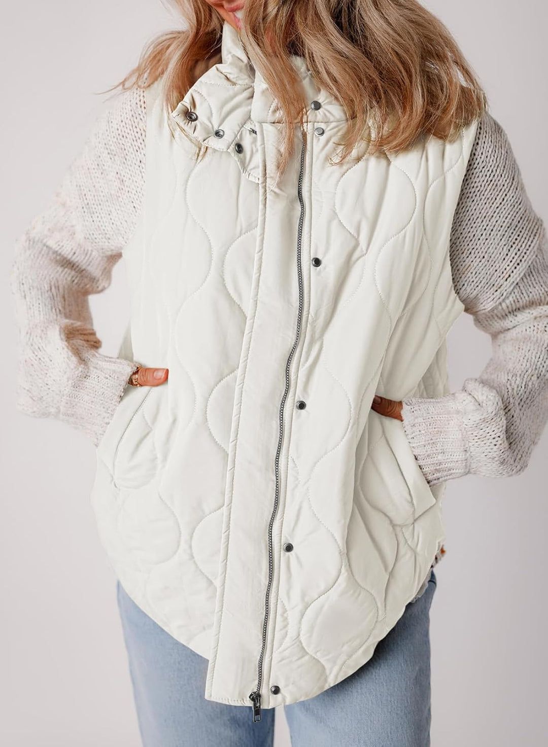Aileen – Quilted Puffer Vest for Women