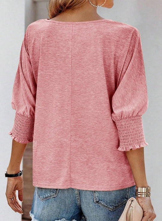Graciela – Stylish 3/4 Sleeve Casual Top for Women
