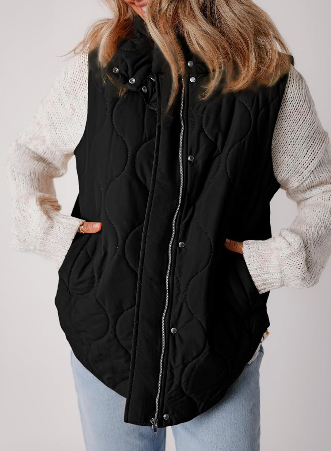 Aileen – Quilted Puffer Vest for Women