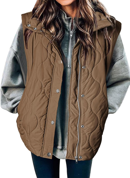 Aileen – Quilted Puffer Vest for Women