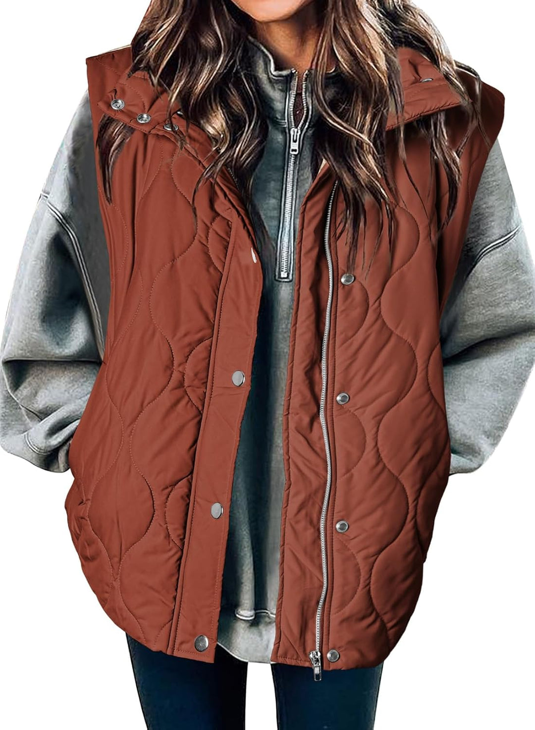 Aileen – Quilted Puffer Vest for Women