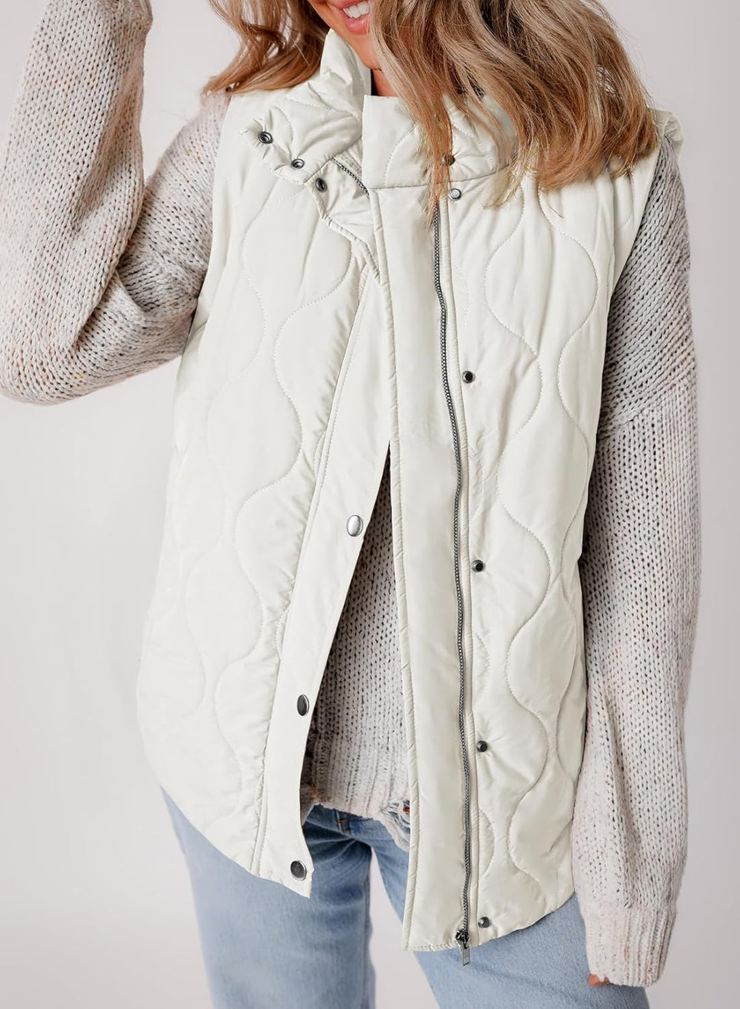 Aileen – Quilted Puffer Vest for Women