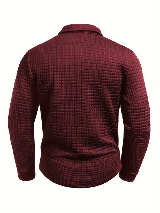 Enrique – Long-Sleeve Polo Shirt for Men
