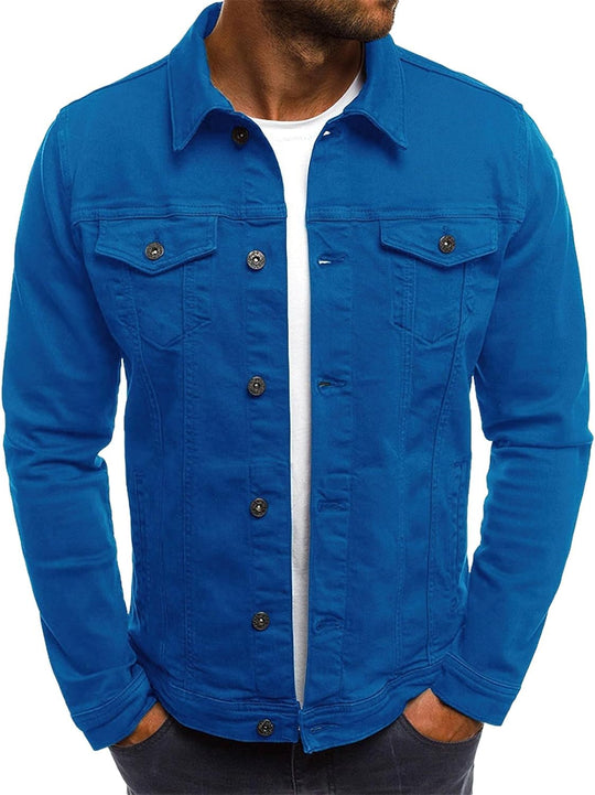 Lionel – Classic Cotton Denim-Style Jacket for Men