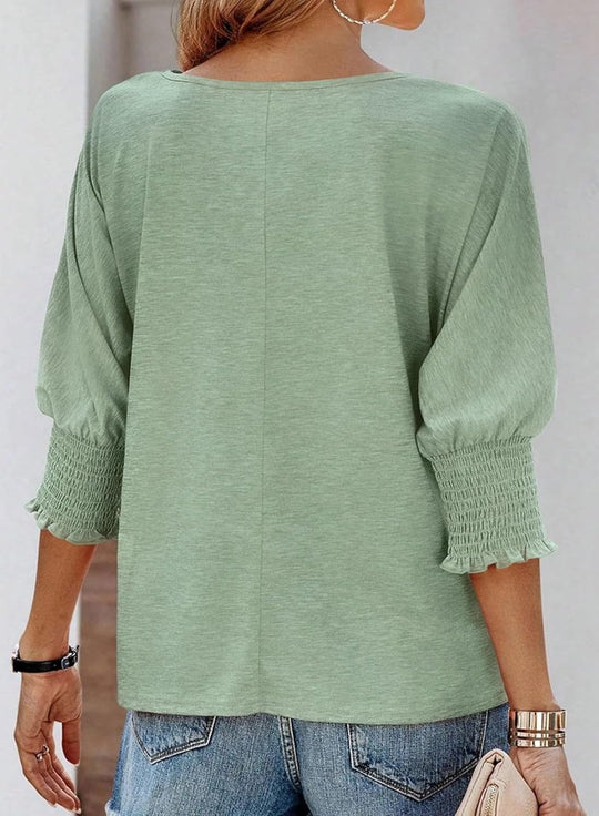 Graciela – Stylish 3/4 Sleeve Casual Top for Women