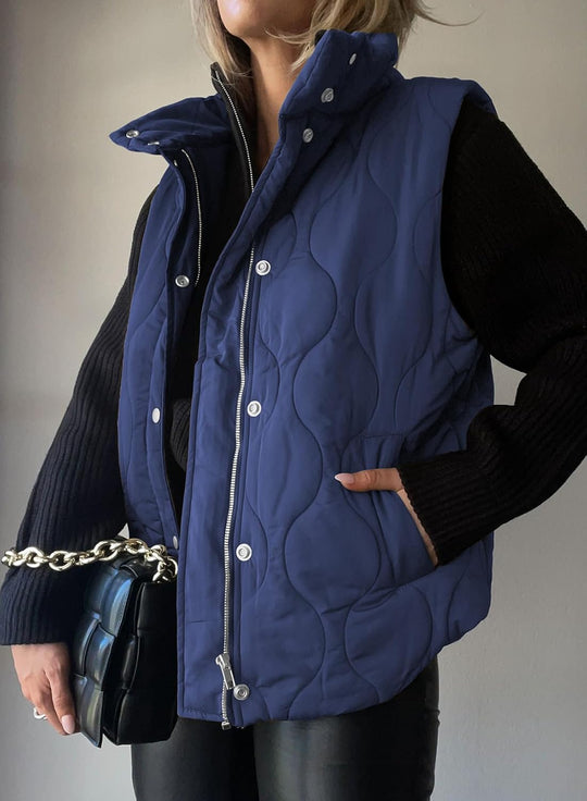 Aileen – Quilted Puffer Vest for Women