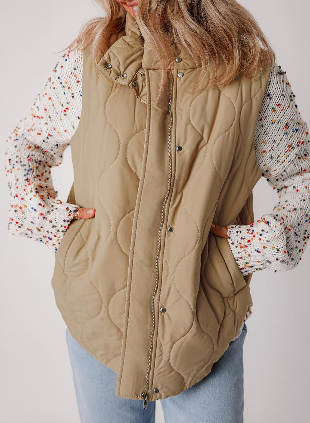 Aileen – Quilted Puffer Vest for Women
