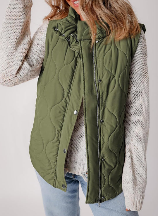 Aileen – Quilted Puffer Vest for Women
