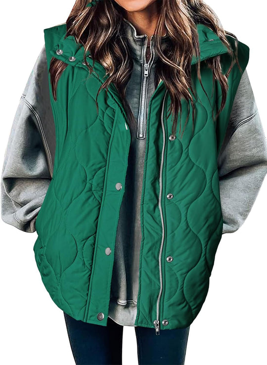 Aileen – Quilted Puffer Vest for Women