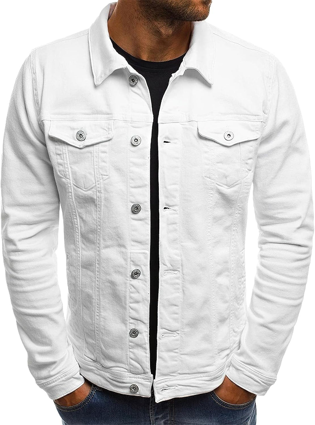 Lionel – Classic Cotton Denim-Style Jacket for Men