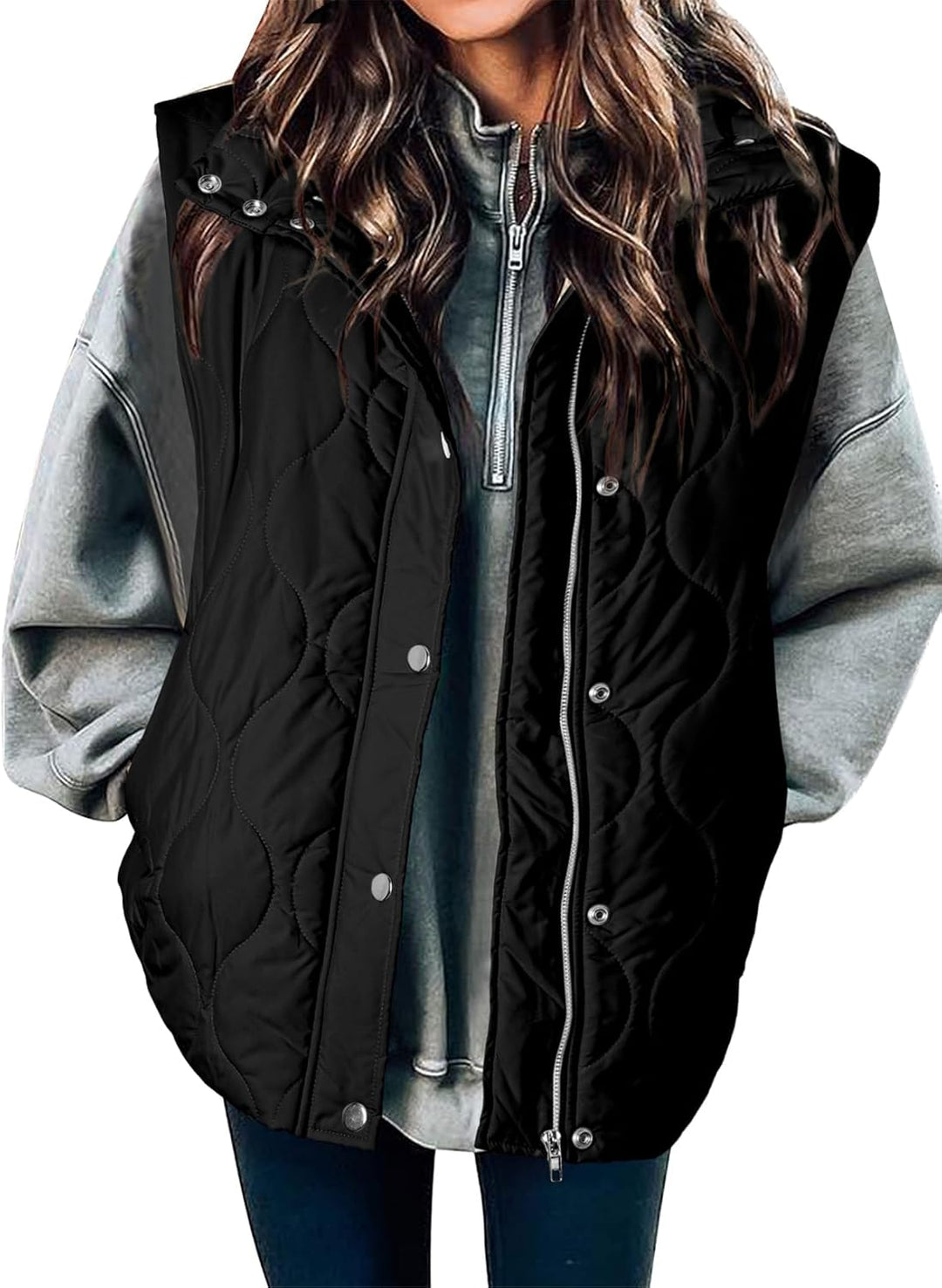 Aileen – Quilted Puffer Vest for Women