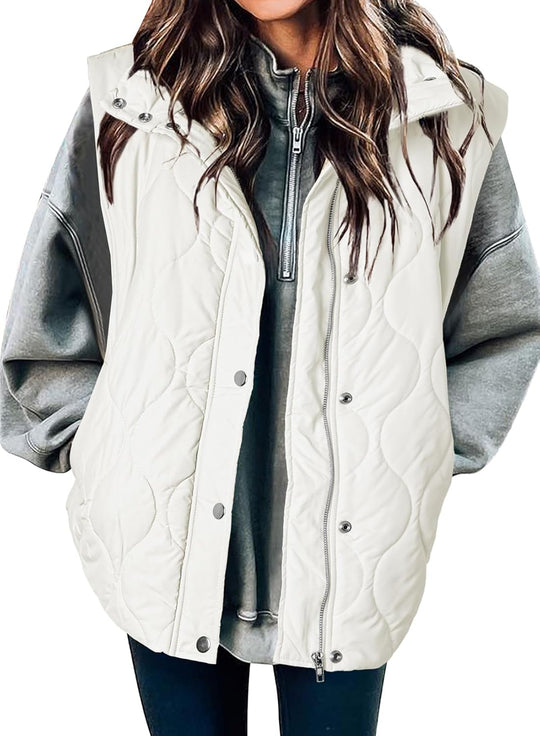 Aileen – Quilted Puffer Vest for Women