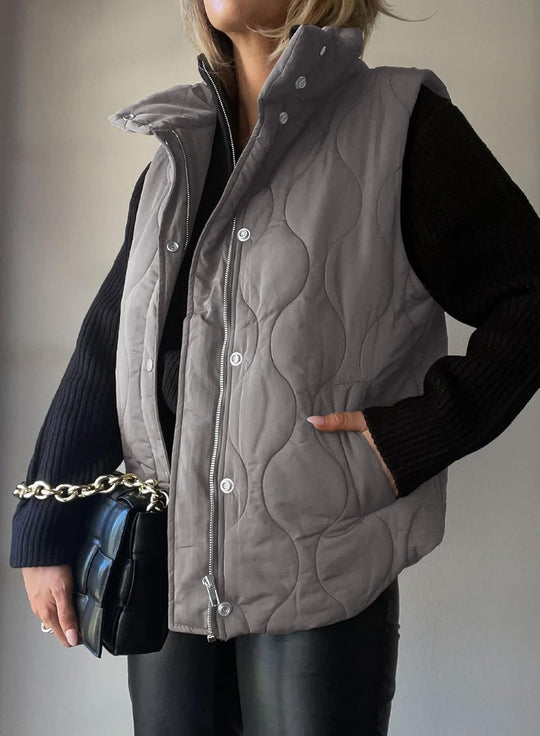 Aileen – Quilted Puffer Vest for Women