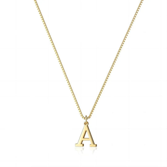 Alyssa – Gold Initial Pendant Necklace for Women