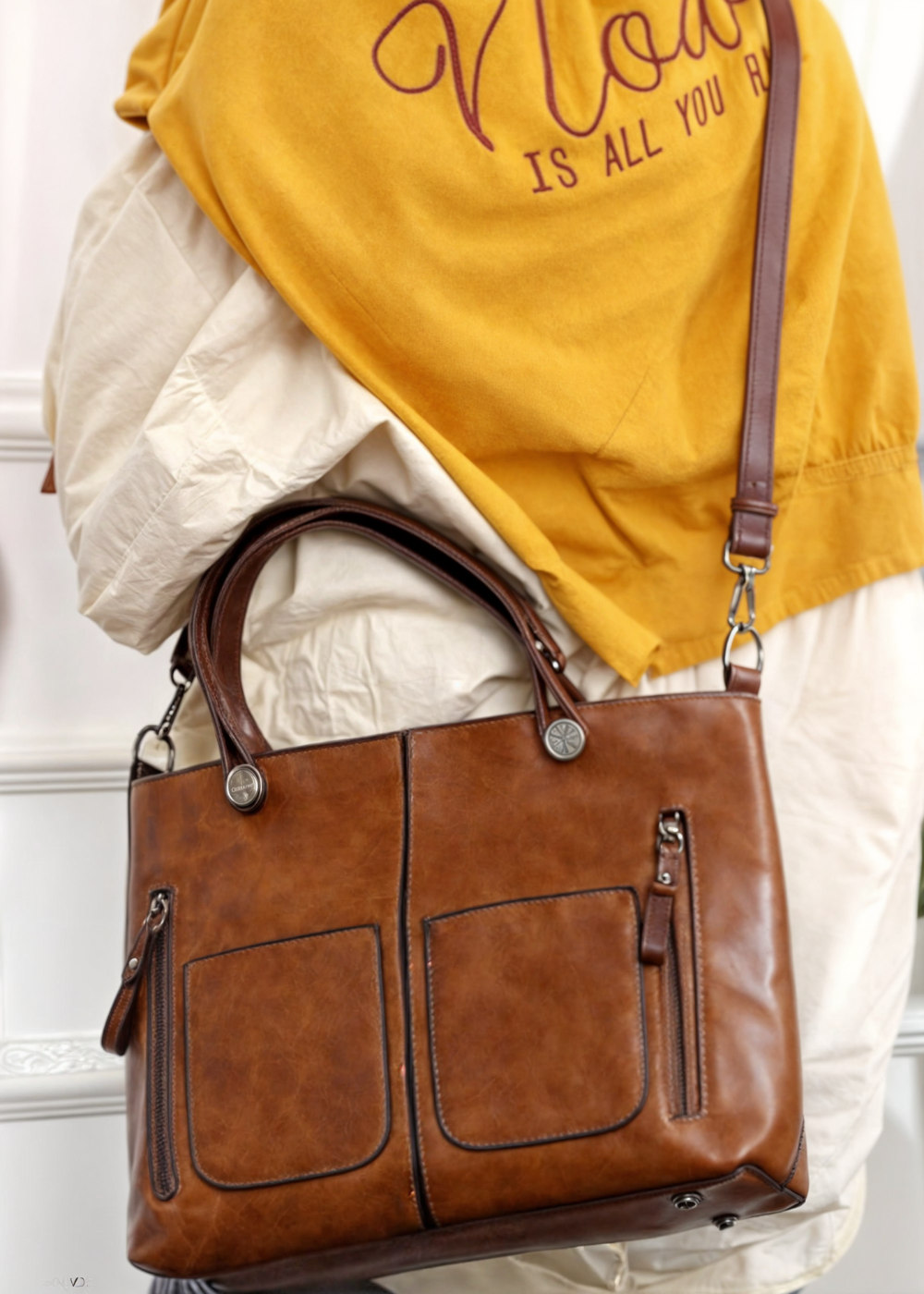 Angelina – Faux Leather Shoulder Bag