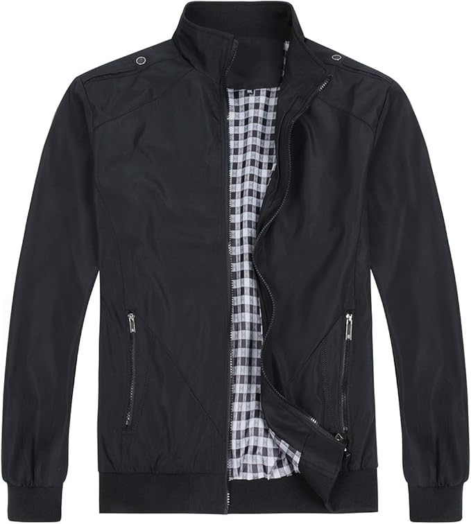 Miko – Lightweight Stand Collar Jacket for Men