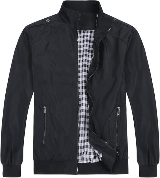 Miko – Lightweight Stand Collar Jacket for Men