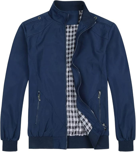 Miko – Lightweight Stand Collar Jacket for Men