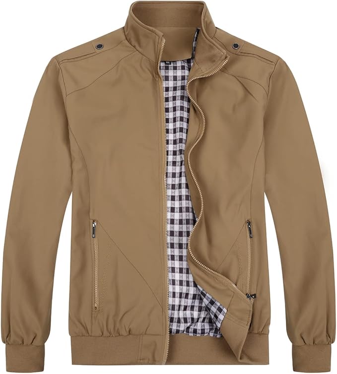 Miko – Lightweight Stand Collar Jacket for Men