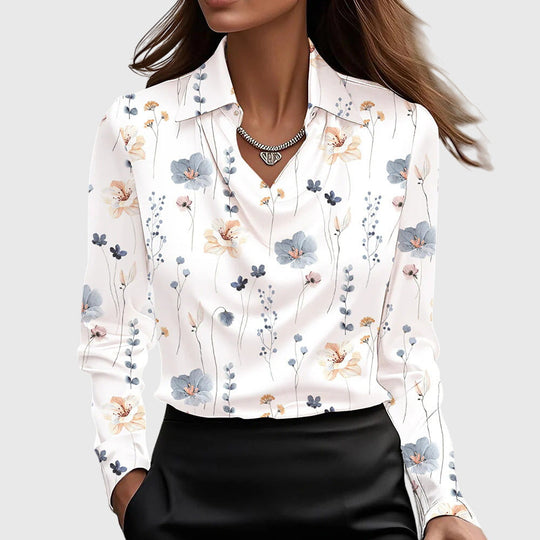 Samaire – Elegant Satin Blouse for Women