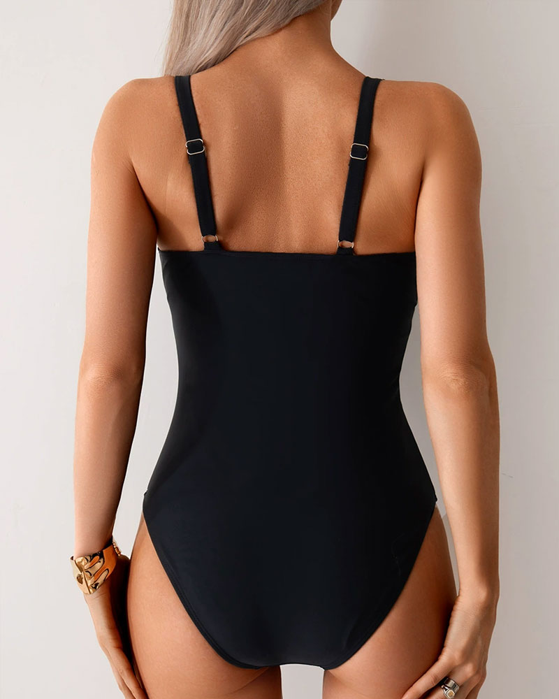 Gaynor – Sculpted V-Neck One-Piece Swimsuit for Women