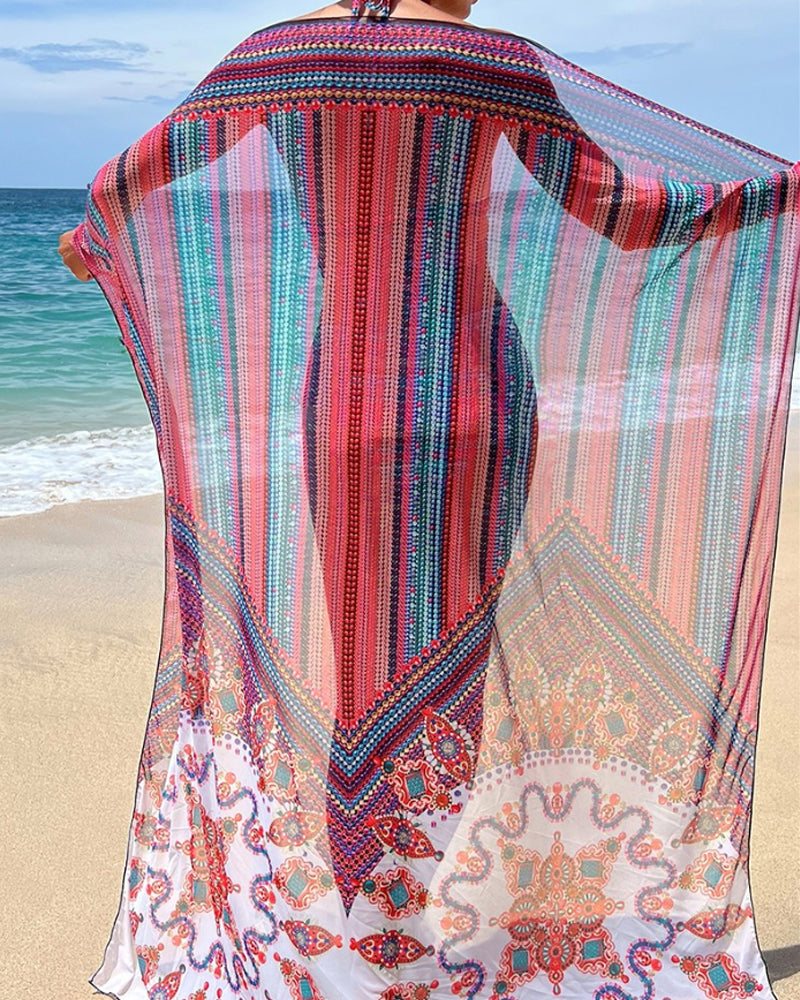 Nikolina – Boho Beach 3-Piece Swimsuit Set for Women