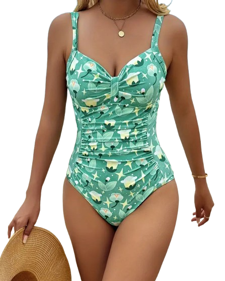 Zoé | One-Piece Printed Tankini