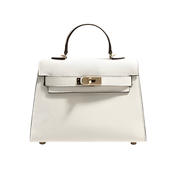 Sage – Elegant Structured Leather Handbag for Women