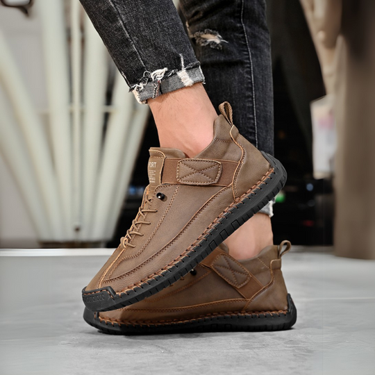 Aaron – Premium Leather Casual Sneakers for Men