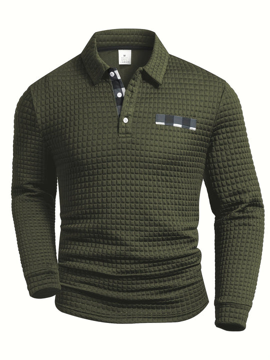 Enrique – Long-Sleeve Polo Shirt for Men