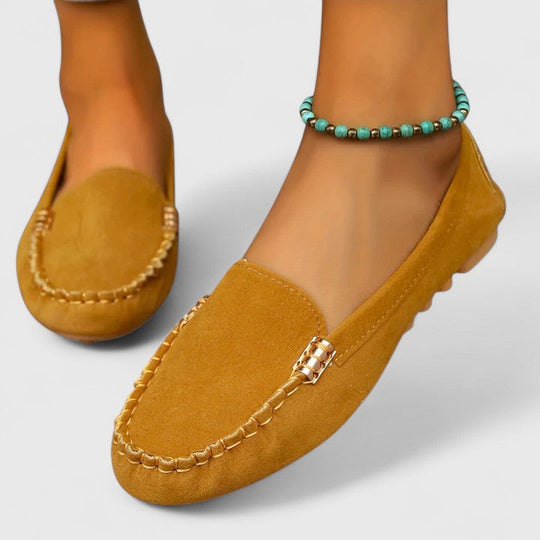 Alvanna – Soft Suede Moccasin Loafers for Women