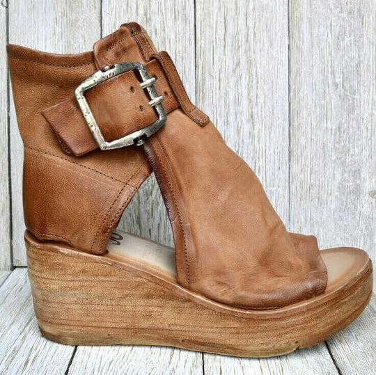 Erykah – Cutout Wedge Ankle Boots for Women