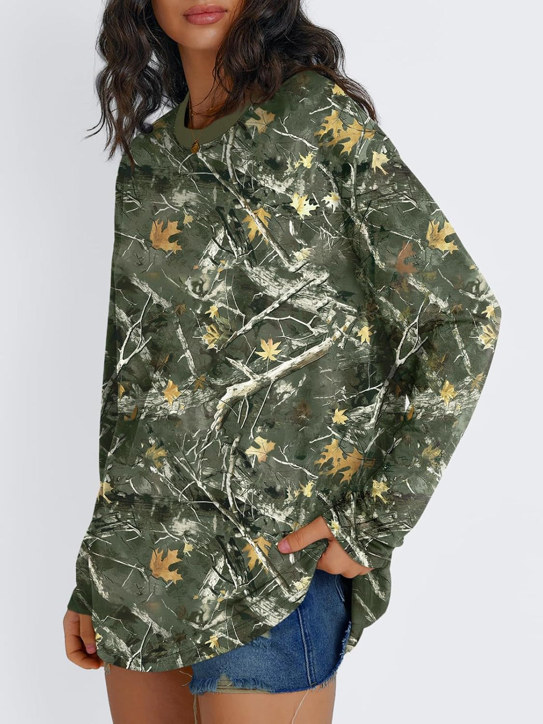 Maddy – Oversized Long-Sleeve Casual Top for Women