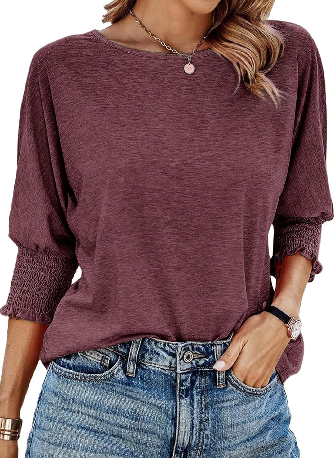 Graciela – Stylish 3/4 Sleeve Casual Top for Women