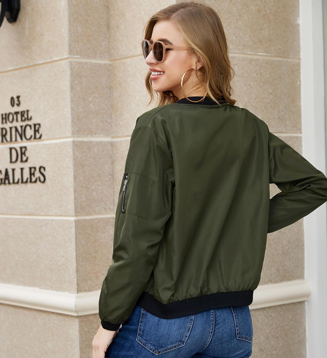 Kenzie – Classic Bomber Jacket for Women