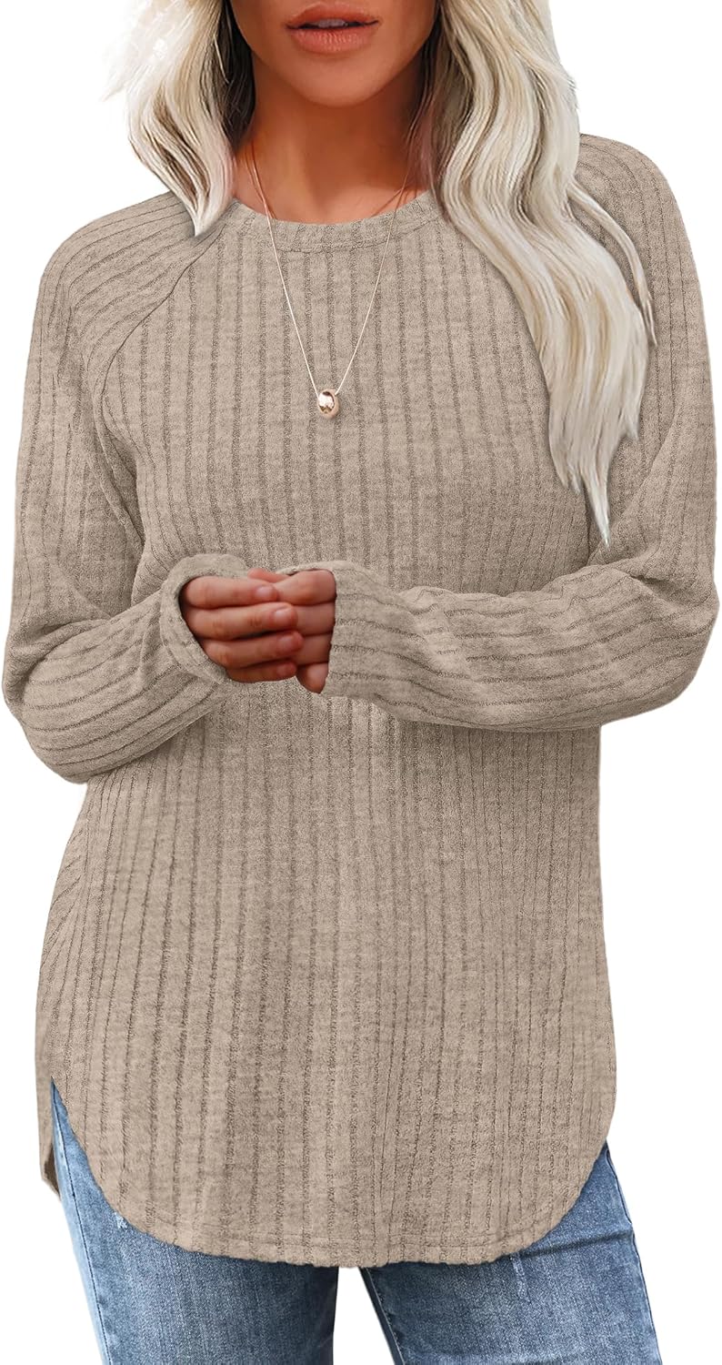 Jillian – Cozy Long-Sleeve Knit Top for Women