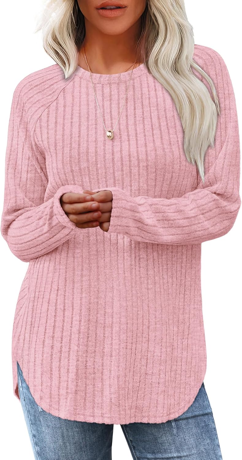 Jillian – Cozy Long-Sleeve Knit Top for Women