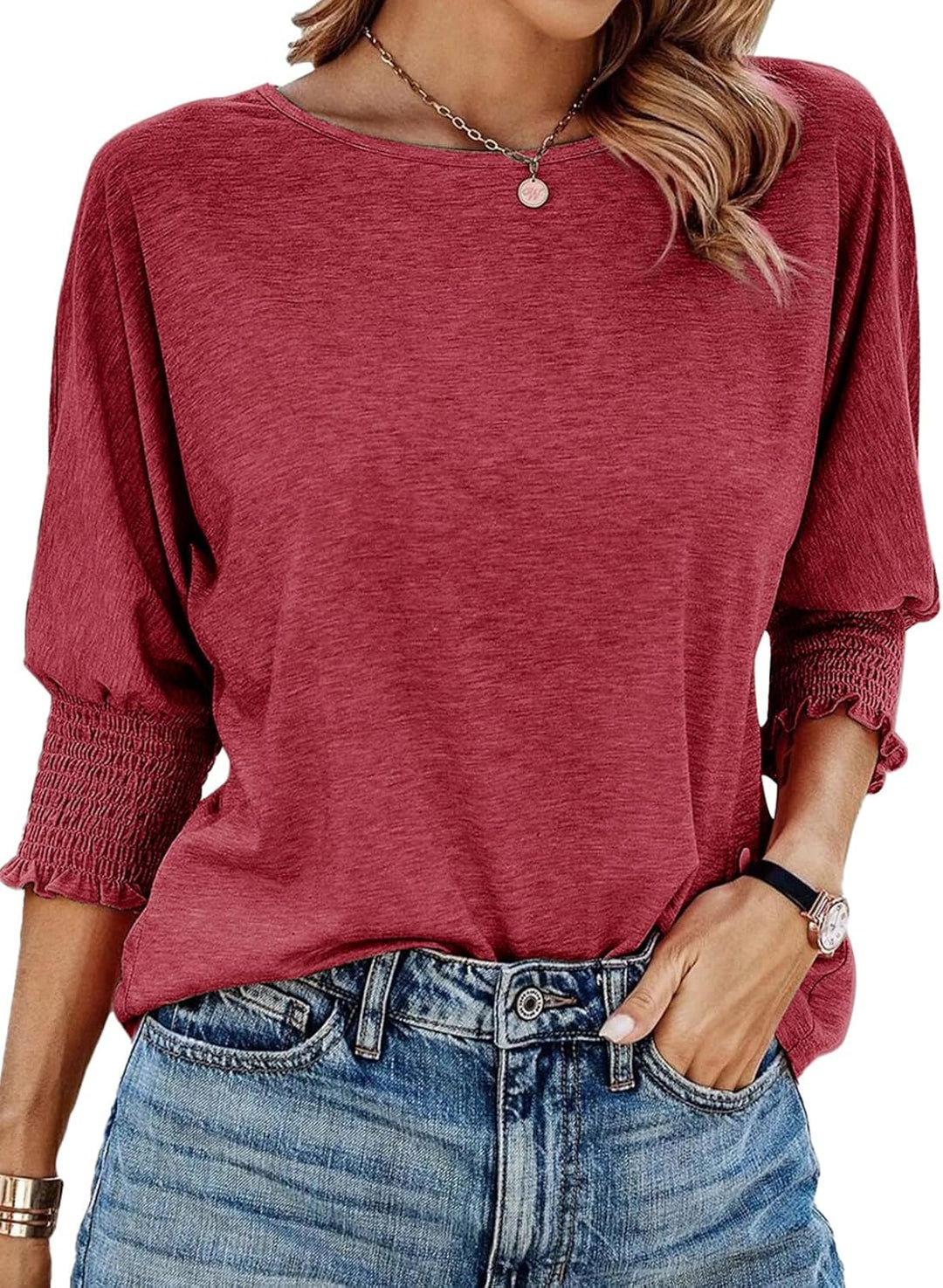 Graciela – Stylish 3/4 Sleeve Casual Top for Women