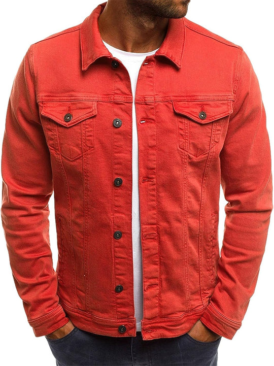 Lionel – Classic Cotton Denim-Style Jacket for Men