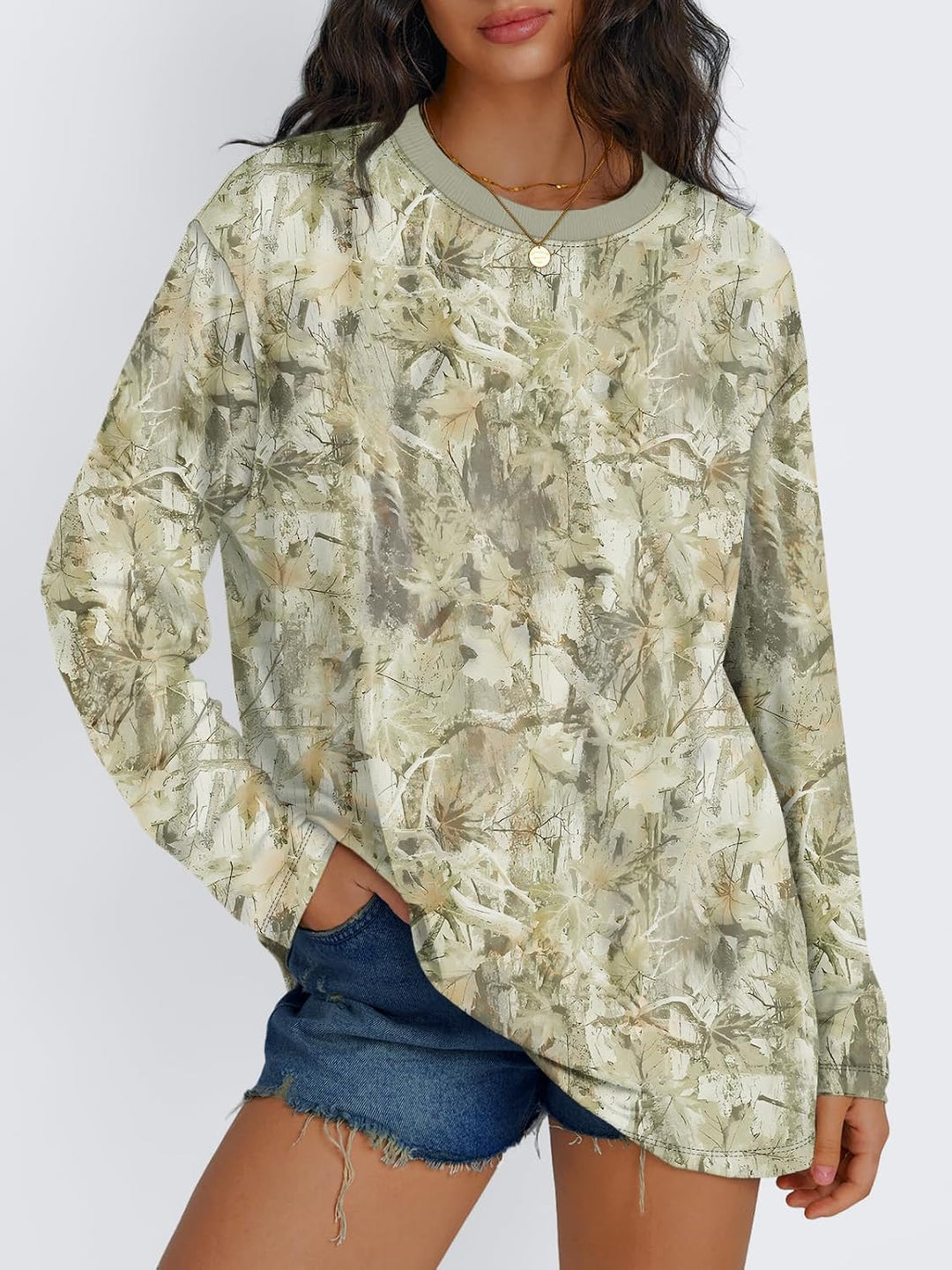 Maddy – Oversized Long-Sleeve Casual Top for Women