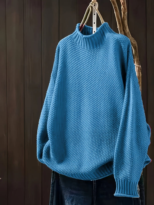 Magdalene – Chunky Knit Turtleneck Sweater for Women