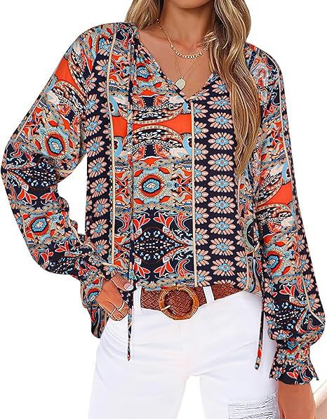 Carmela – Ruffle Short Sleeve Tunic Top for Women