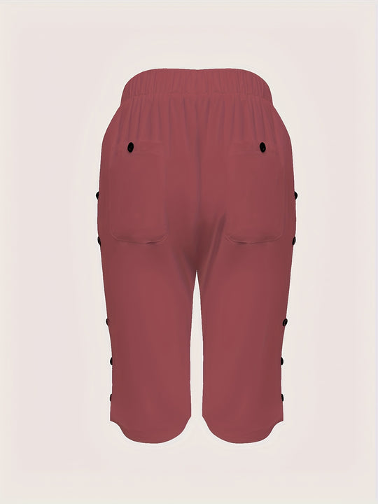 Bianca – Button-Side Summer Bermuda for Women