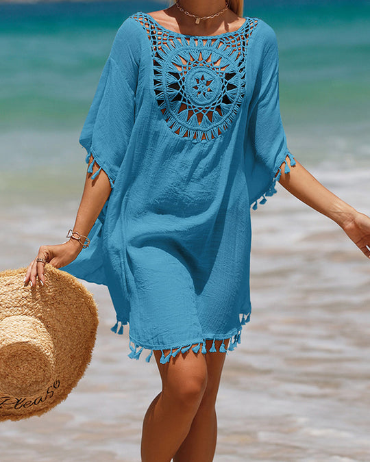 Justyna – Boho Lace Beach Cover-Up