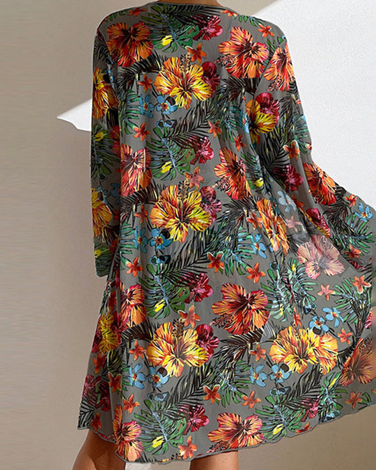 Kaija – Tropical 3-Piece Swimsuit & Cover-Up Set for Women