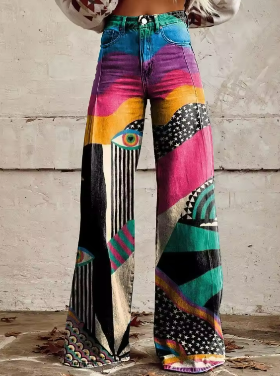 Martha – Artistic Statement Wide-Leg Pants