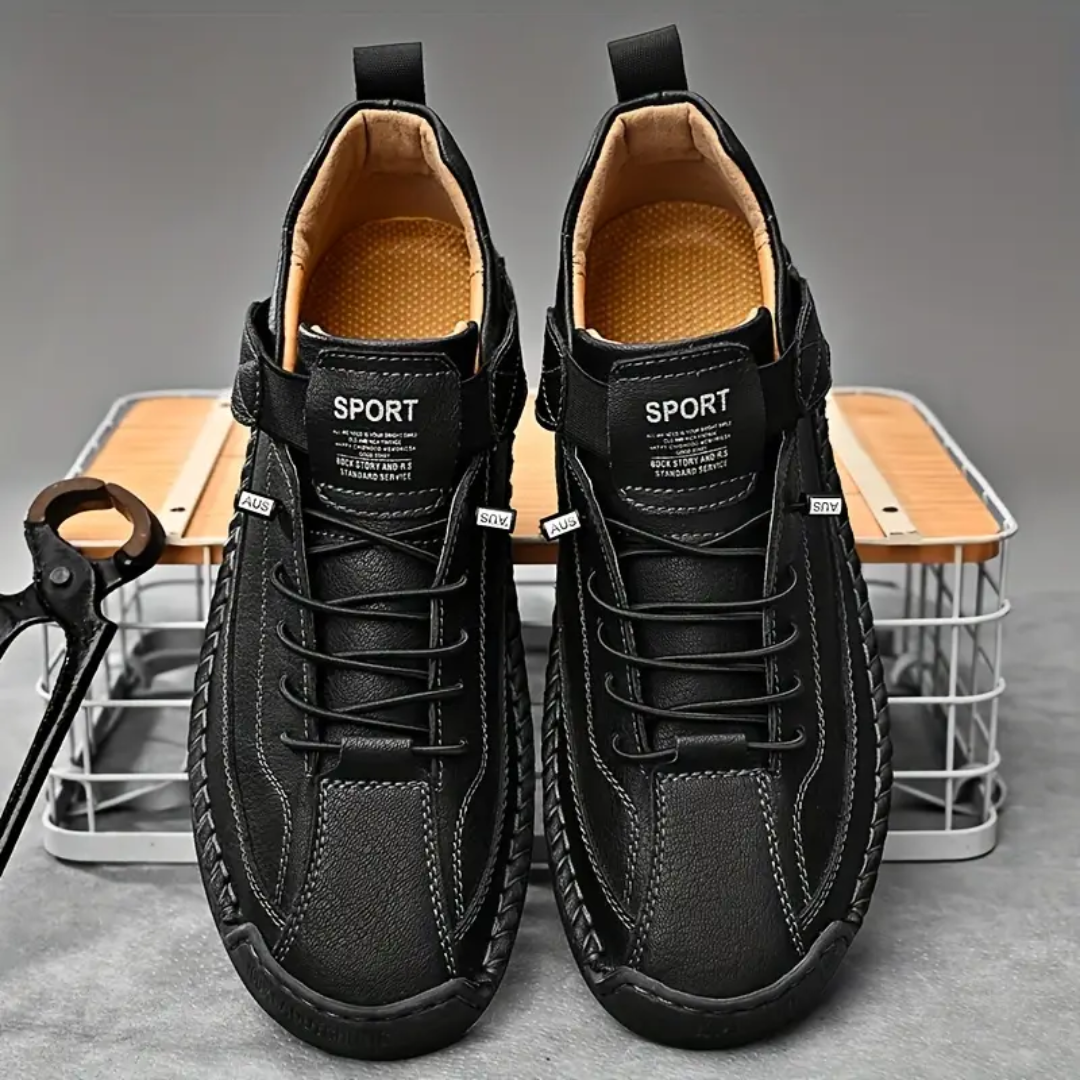 Aaron – Premium Leather Casual Sneakers for Men