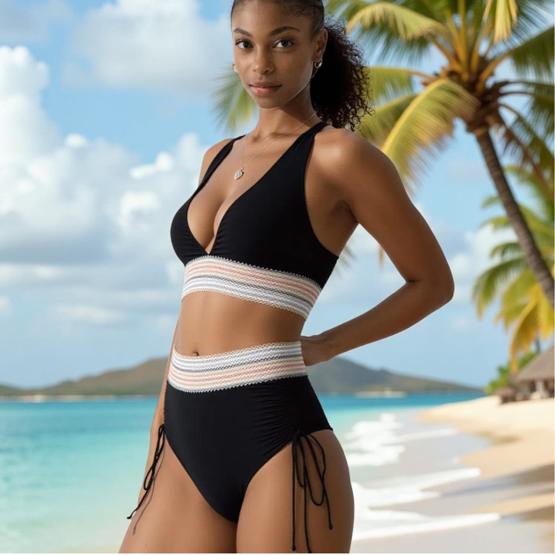 Pihla – Mesh-Panel Bikini Set