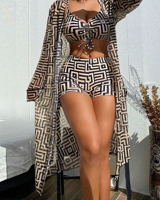 Nonna – 3-Piece Geometric Lounge & Beach Set