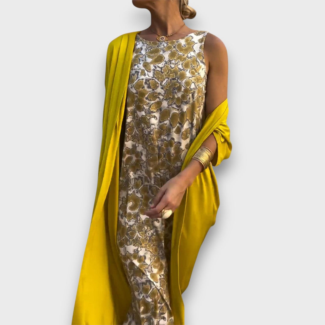Isadora – Maxi Dress with Cardigan